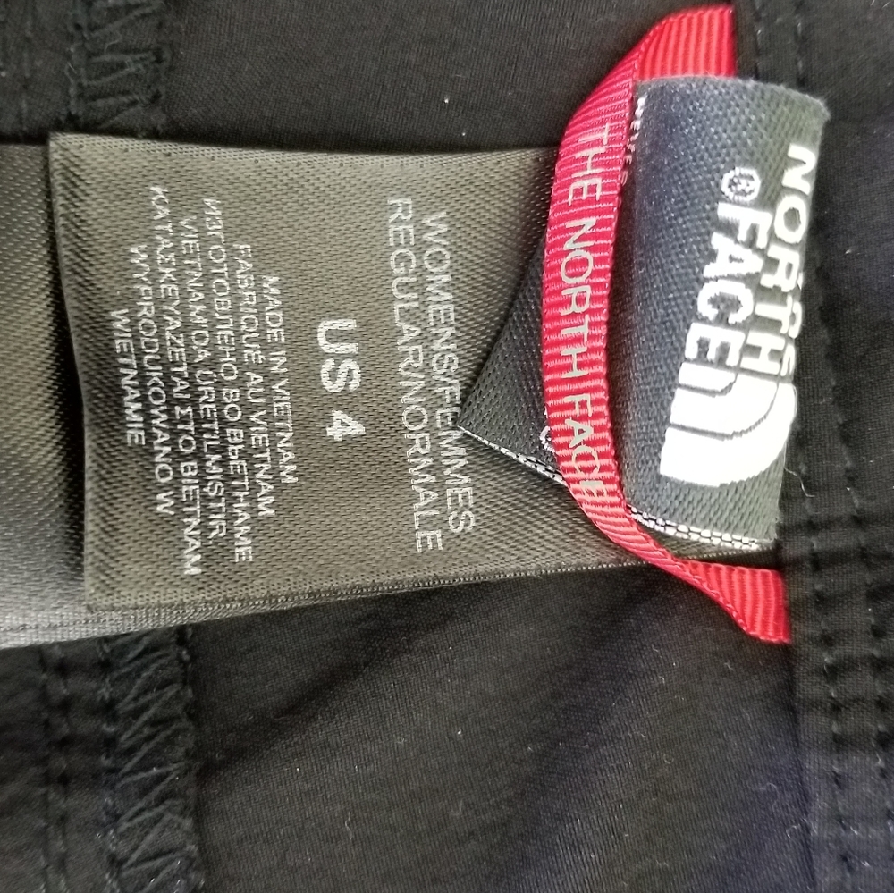 New The North Face Black Outdoor Tab Hem Hiking Activewear Pants Size 4 - Picture 13 of 14